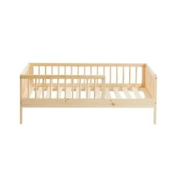 Lit Enfant LOU Pin Massif 70x140 Sommier Inclus -Canapé Rêve Promos Magasin lit enfant lou en pin massif couleur bois naturel 70 x 140 cm 5