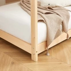 Lit Tente TINY Pin Massif 90x190 Sommier Inclus -Canapé Rêve Promos Magasin lit tente tiny pin massif 90x190 sommier inclus 2