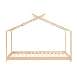 Lit Tente TINY Pin Massif 90x190 Sommier Inclus -Canapé Rêve Promos Magasin lit tente tiny pin massif 90x190 sommier inclus 4