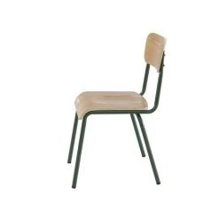 Lot De 2 Chaises PANTONE Vert Olive Et Placage Frêne -Canapé Rêve Promos Magasin lot de 2 chaises pantone vert olive et placage frene 7