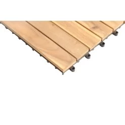 Lot De 33 Dalles Bois D'acacia 30x30 Cm Format Lattes Finition Huilée -Canapé Rêve Promos Magasin lot de 33 dalles bois d acacia 30x30 cm format mosaique finition huilee 10