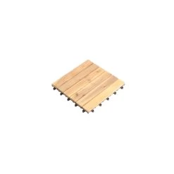 Lot De 33 Dalles Bois D'acacia 30x30 Cm Format Lattes Finition Huilée -Canapé Rêve Promos Magasin lot de 33 dalles bois d acacia 30x30 cm format mosaique finition huilee 9