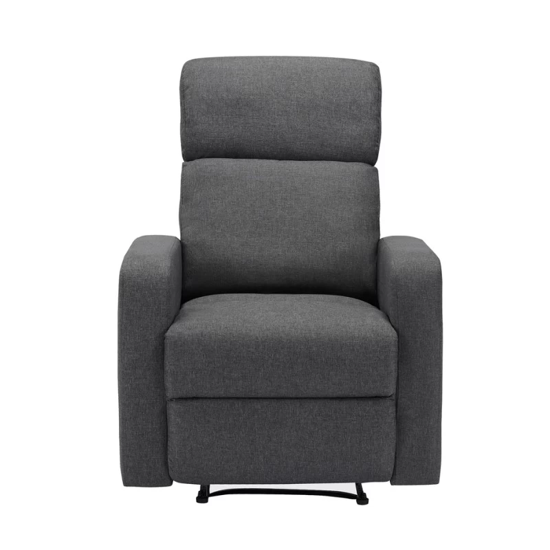 Fauteuil Relax Large LOVA En Tissu Gris Foncé Avec Fonction Manuel 3 Fauteuil Relax Large LOVA En Tissu Gris Foncé Avec Fonction Manuel – Image 3