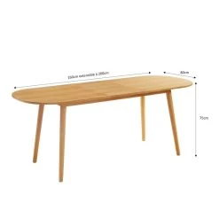 Table Extensible MARCEL Placage Chêne 6 à 8 Personnes 160 à 200cm -Canapé Rêve Promos Magasin marcel04 table extensible 1