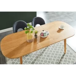 Table Extensible MARCEL Placage Chêne 6 à 8 Personnes 160 à 200cm -Canapé Rêve Promos Magasin marcel04 table extensible 4