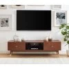 Meuble Tv MARCELLO Placage Noyer 160cm