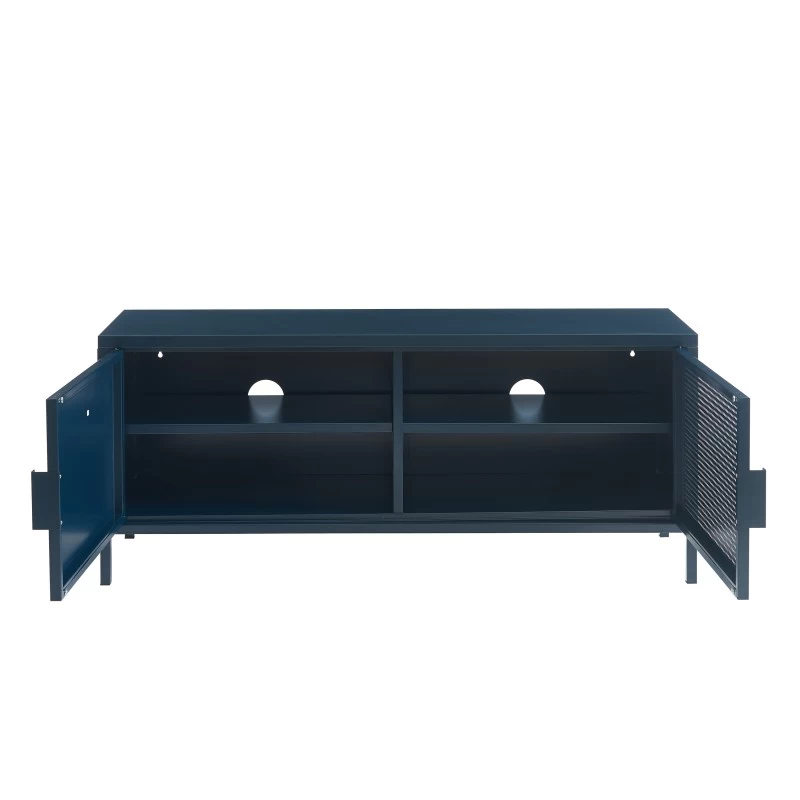 Meuble Tv PANTONE Métal Bleu Nuit 120 Cm 6 Meuble Tv PANTONE Métal Bleu Nuit 120 Cm – Image 6