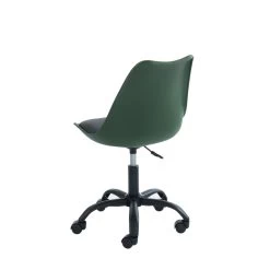 Chaise De Bureau PANTONE Vert Olive 5 Roulettes -Canapé Rêve Promos Magasin pantone chaise de bureau vert kaki 5 pieds a roue 5