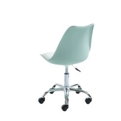 Chaise De Bureau PANTONE Vert Menthe 5 Roulettes -Canapé Rêve Promos Magasin pantone chaise de bureau vert menthe 5 pieds a roue 4