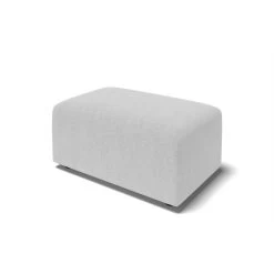 Pouf MILO Tissu Gris 1 Place -Canapé Rêve Promos Magasin pouf milo tissu gris 1 place 2