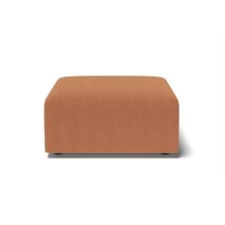 Pouf MILO Tissu Rouille 1 Place -Canapé Rêve Promos Magasin pouf milo tissu rouille 1 place 1