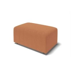 Pouf MILO Tissu Rouille 1 Place -Canapé Rêve Promos Magasin pouf milo tissu rouille 1 place 2