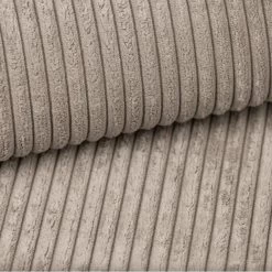 Pouf MILO Velours Côtelé Grège 1 Place -Canapé Rêve Promos Magasin pouf milo velours cotele grege 1 place 3