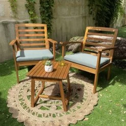 Salon De Jardin LOMA En Bois D'acacia Coloris Vert 2 Places 15 Salon De Jardin LOMA En Bois D'acacia Coloris Vert 2 Places -Canapé Rêve Promos Magasin salon de jardin loma en bois d acacia coloris vert 2 places 7