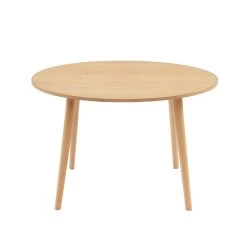 Table à Manger ORATELLO Placage Chêne 120cm -Canapé Rêve Promos Magasin table a manger oratello placage chene l120cm 3