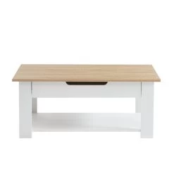 Table Basse JULIETTE Blanc Et Effet Chêne 1 Tiroir 13 Table Basse JULIETTE Blanc Et Effet Chêne 1 Tiroir -Canapé Rêve Promos Magasin table basse juliette blanc et effet chene 1 tiroir 5