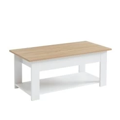 Table Basse JULIETTE Blanc Et Effet Chêne 1 Tiroir 14 Table Basse JULIETTE Blanc Et Effet Chêne 1 Tiroir -Canapé Rêve Promos Magasin table basse juliette blanc et effet chene 1 tiroir 6