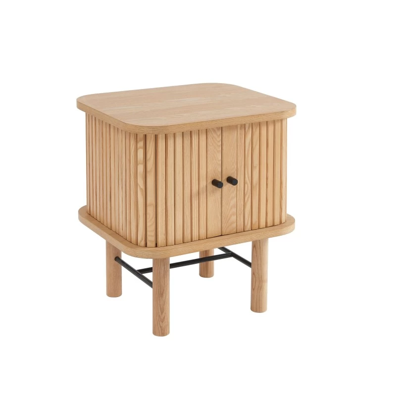 Table De Chevet ERNEST Frêne Portes Tambour 5 Table De Chevet ERNEST Frêne Portes Tambour – Image 5