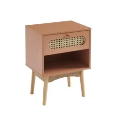 Table De Chevet SIXTINE Terracotta Et Cannage Rotin 11 Table De Chevet SIXTINE Terracotta Et Cannage Rotin -Canapé Rêve Promos Magasin table de chevet sixtine terracotta et cannage rotin 3