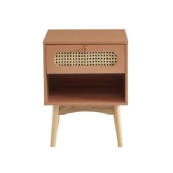Table De Chevet SIXTINE Terracotta Et Cannage Rotin 13 Table De Chevet SIXTINE Terracotta Et Cannage Rotin -Canapé Rêve Promos Magasin table de chevet sixtine terracotta et cannage rotin 5