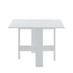 Table Pliable JUNO Blanc 104cm -Canapé Rêve Promos Magasin table de sejour pliante juno 12