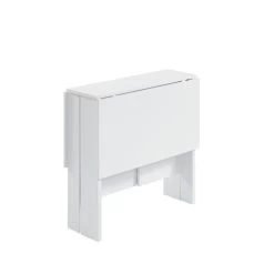 Table Pliable JUNO Blanc 104cm -Canapé Rêve Promos Magasin table de sejour pliante juno 13