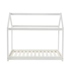 Lit Enfant Cabane TINY Pin Blanc 70x140 Sommier Inclus 8 Lit Enfant Cabane TINY Pin Blanc 70x140 Sommier Inclus -Canapé Rêve Promos Magasin tiny70140bl lit cabane blanc 2