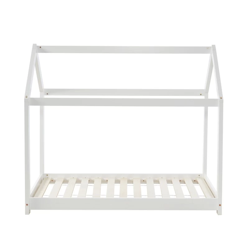 Lit Enfant Cabane TINY Pin Blanc 70x140 Sommier Inclus 3 Lit Enfant Cabane TINY Pin Blanc 70x140 Sommier Inclus – Image 3