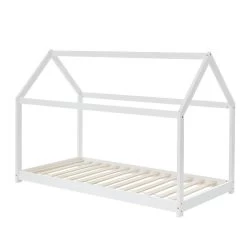 Lit Enfant Cabane TINY Pin Blanc 70x140 Sommier Inclus 9 Lit Enfant Cabane TINY Pin Blanc 70x140 Sommier Inclus -Canapé Rêve Promos Magasin tiny70140bl lit cabane blanc 3