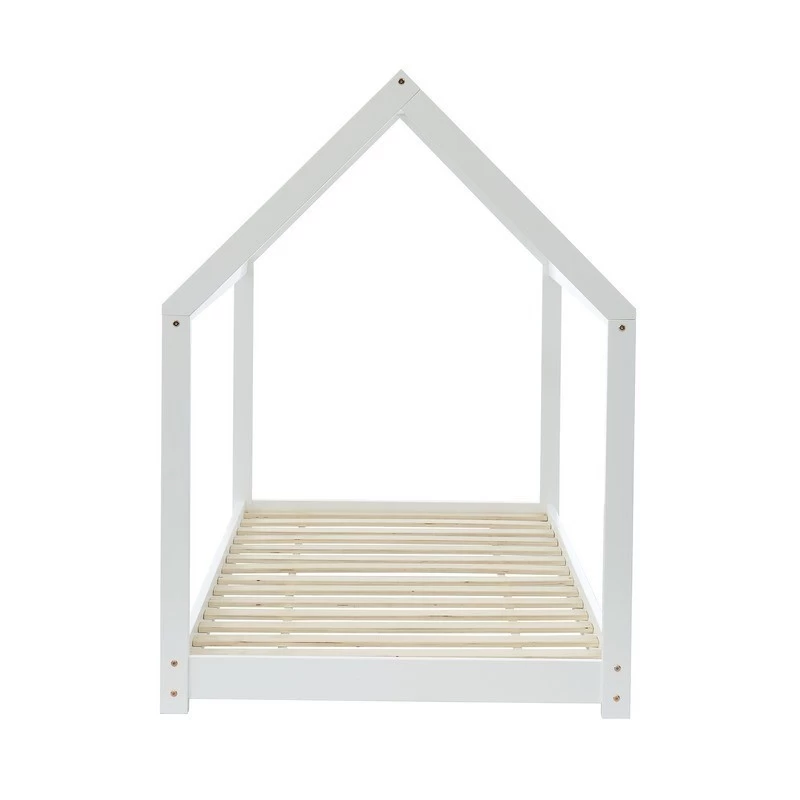 Lit Enfant Cabane TINY Pin Blanc 70x140 Sommier Inclus 5 Lit Enfant Cabane TINY Pin Blanc 70x140 Sommier Inclus – Image 5